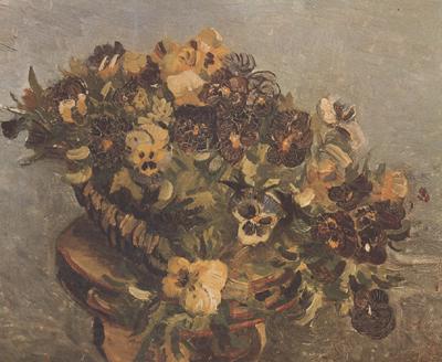 Vincent Van Gogh Tambouring with Pansies (nn04) Spain oil painting art